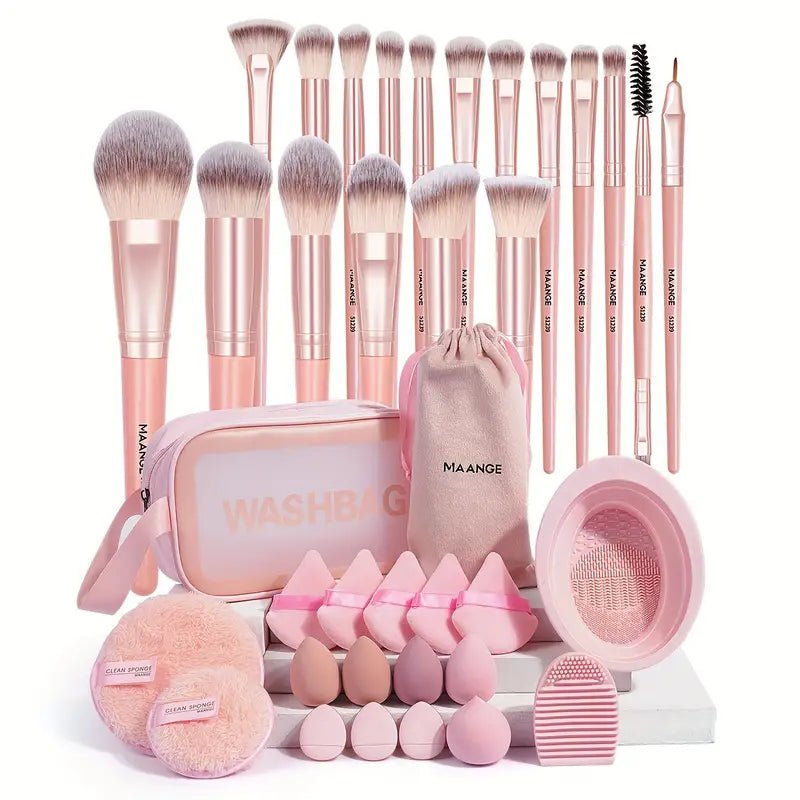 18-Piece Luxury Makeup Brush Set