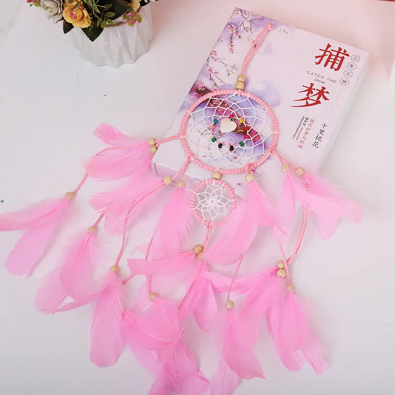 Nice Pink Dream Catchers Room Decor Item